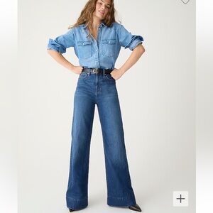 J.Crew Denim trouser in Wesly wash size 26